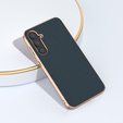 Obal na mobil pre Samsung Galaxy S23 FE, Cowhide Leather, zelený