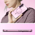 Puzdro pre Samsung Galaxy A36, Electro MagSafe, ružové rose gold + sklo na displej
