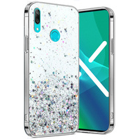 Obal na mobil pre Huawei Y6 2019 / Honor 8A, Glittery, priehľadné