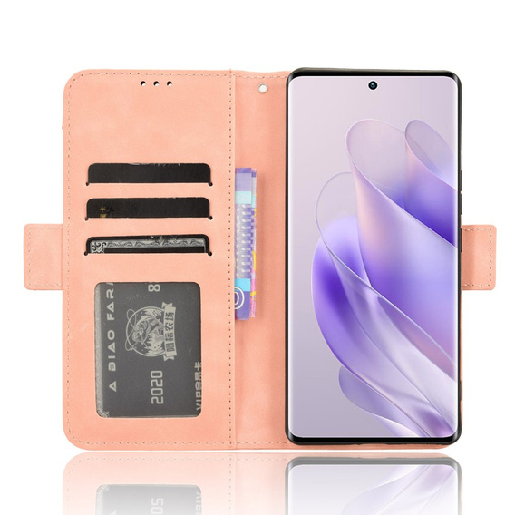 Klapkové puzdro pre Infinix Zero 30 5G, Card Slot, ružové