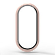 Puzdro 2v1 + tvrdené sklo pre Xiaomi Smart Band 10 / 9 / 8, ružové