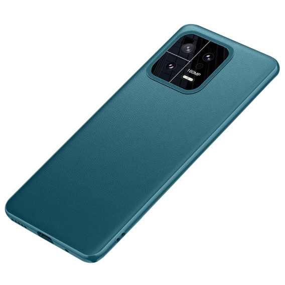Kožené puzdro pre Xiaomi 13, leather hybrid, zelený