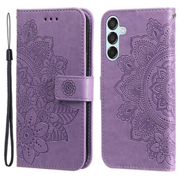 Klapkové puzdro pre Samsung Galaxy M15 5G, Mandala, fialové