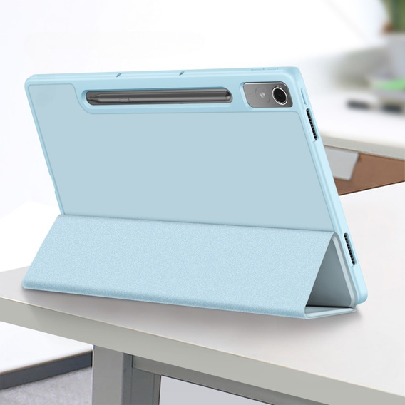 Puzdro pre Lenovo Tab P12, Smartcase s priestorom pre stylus, modré