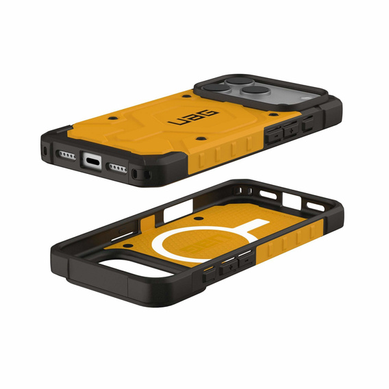 Puzdro Urban Armor Gear pre iPhone 17 Pro Max, Pathfinder MagSafe, Heritage Yellow