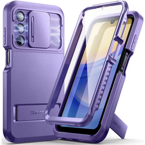 Obal na mobil pre Samsung Galaxy A15 5G, Suritch Basic, fialové