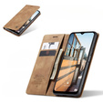CASEME puzdro pre Samsung Galaxy M33 5G, Leather Wallet Case, hnedé