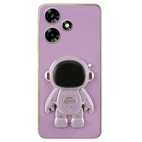 Obal na mobil pre Infinix Hot 30 4G, Astronaut, fialové