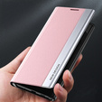 Klapkové puzdro pre Honor Magic 6 Lite 5G, Side Magnetic, ružové