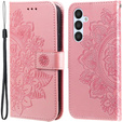 Klapkové puzdro pre Samsung Galaxy A54 5G, Mandala Flower, ružové rose gold