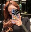 Fashion Obal na mobil pre Vivo Y52 5G / Y72 5G, fialové