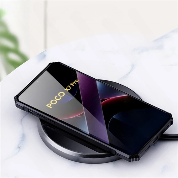 Obal na mobil pre Xiaomi Poco X7 Pro 5G, AntiDrop Hybrid, čierne