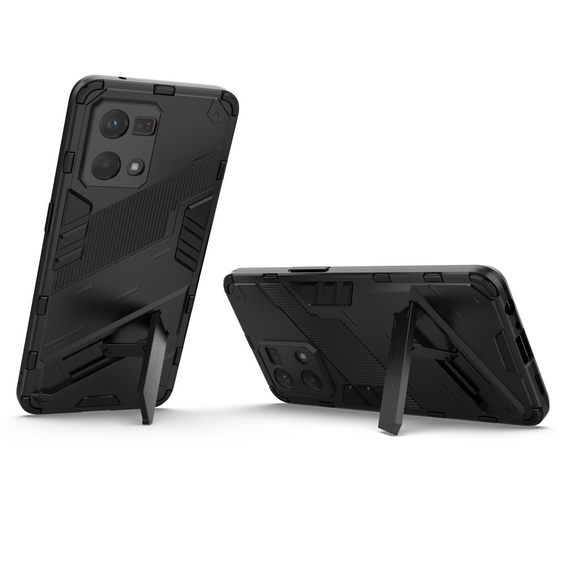 Puzdro pre Oppo Reno7 4G, Military kickstand, modré