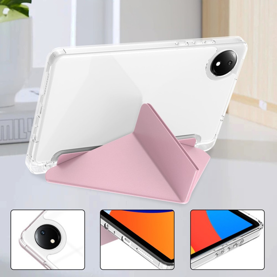 Puzdro pre Xiaomi Redmi Pad SE 8.7", Origami, ružové rose gold