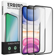 2x tvrdené sklo pre iPhone XR / 11, ERBORD 3D pre celý displej