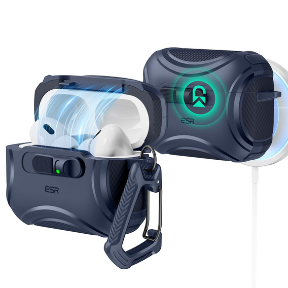 Puzdro na slúchadlá ESR Cyber FlickLock MagSafe pre Apple AirPods Pro 3