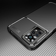 Obal na mobil pre Xiaomi Redmi Note 11 Pro 4G / 5G, Carbon Gel, čierne