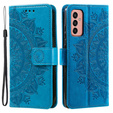 Klapkové puzdro pre Samsung Galaxy A14 4G/5G, Mandala, modré