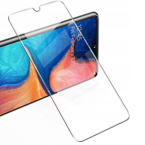 2x tvrdené sklo pre Samsung Galaxy A20E, ERBORD 9H Hard Glass na displeji