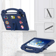 Detské puzdro pre iPad Air 10.9" 2022/2020 (5/4 gen.) / Pro 11" 2022/2021/2020 (4/3/2 gen.), Cute Patterns, so stojanom, tmavomodré