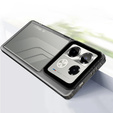 Obal na mobil pre Infinix Note 40 Pro Plus, Fusion Hybrid, transparentné / čierne