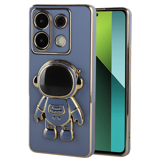 Puzdro pre Xiaomi Redmi Note 13 Pro 5G, Astronaut, modré + tvrdené sklo 9H