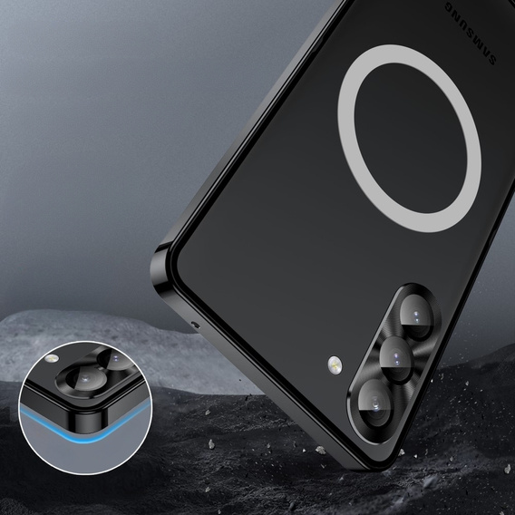 Ochranné puzdro na fotoaparát pre Samsung Galaxy S23, CamShield MagSafe, transparentné / čierne
