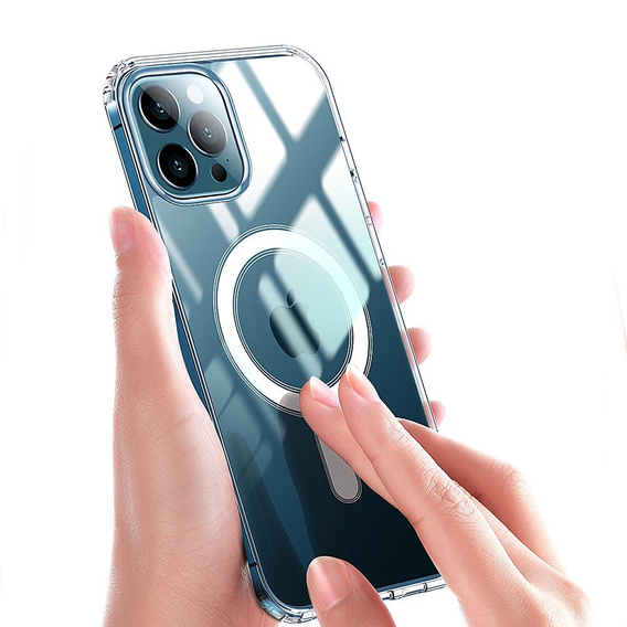 Puzdro pre iPhone 11 Pro, Fusion Hybrid, pre MagSafe, priehľadné