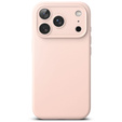 Puzdro Ringke pre iPhone 17 Pro Max, silikónové magnetické puzdro MagSafe, Pink Sand