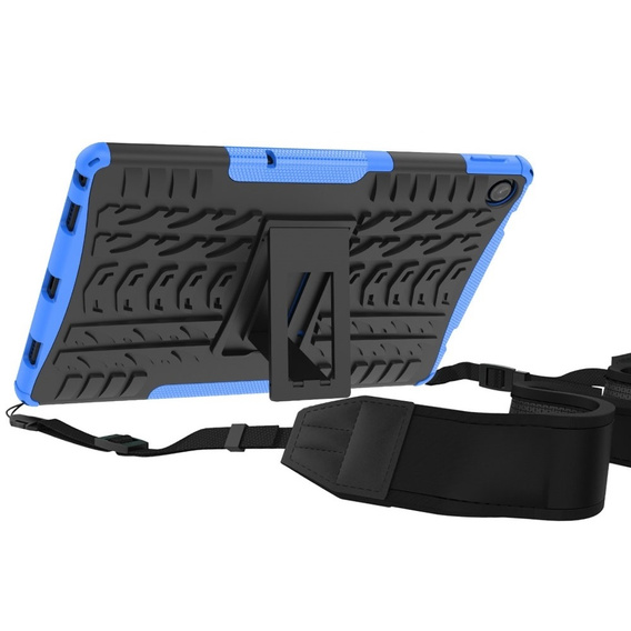 Obal na mobil pre Lenovo Tab M10 Plus 10.6 Gen 3 125F/128F, Tire Armor, čierne / modré