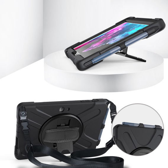 Ochranné puzdro v tvare X pre Microsoft Surface Go/Go 2/Go 3/Go 4, čierne