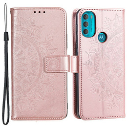 Klapkové puzdro pre Motorola Moto G71 5G, Mandala, modré