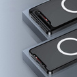 Ochranné puzdro na fotoaparát pre Sony Xperia 1 V, CamShield MagSafe, transparentné / čierne