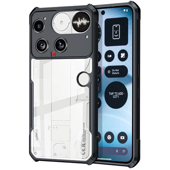 Obal na mobil pre Nothing Phone 3 5G, AntiDrop Hybrid, čierne