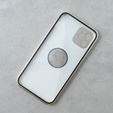 Magnetické puzdro Dual Glass MagSafe pre iPhone 11, zlaté