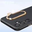 Kožené puzdro pre Samsung Galaxy S25+ Plus, leather hybrid, sivé