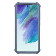 Obrnené puzdro pre Samsung Galaxy S21 FE, Dexnor Full Body, tmavomodré