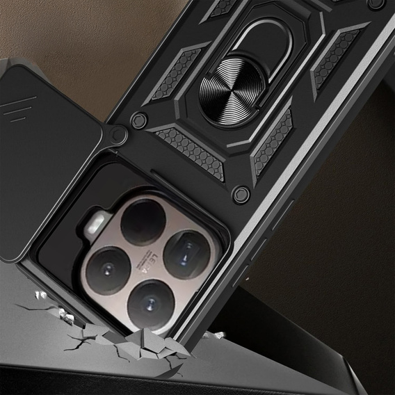 Pancierované puzdro CamShield Slide s krytom fotoaparátu a krúžkom pre Xiaomi 15T Pro