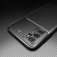 Obal na mobil pre Oppo A16, Carbon Gel, čierne