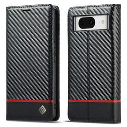 Flipové puzdro pre Google Pixel 8A, Carbon LC.IMEEKE, čierne