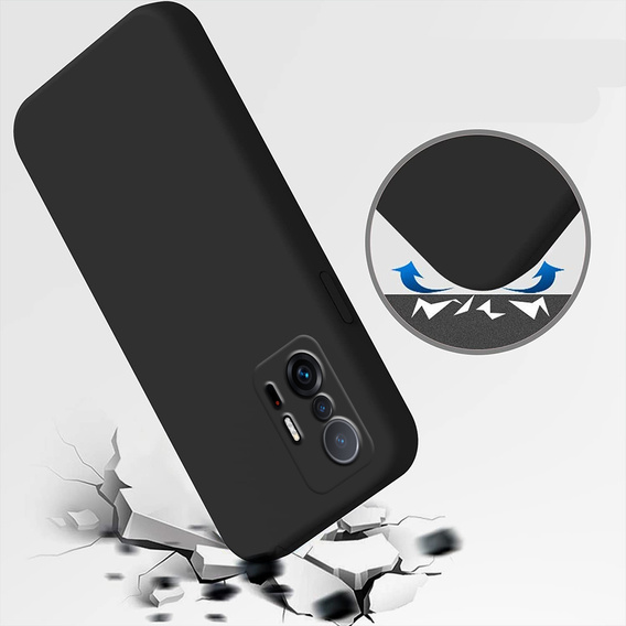 Obal na mobil pre Xiaomi 11T / 11T Pro, Silicone Lite, modré