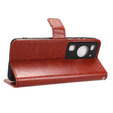 Klapkové puzdro pre Huawei P60 / P60 Pro, Crazy Horse Wallet, hnedé