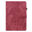 Obal na mobil pre Lenovo Tab M9, Wallet Pen Slot, červené