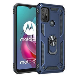Pancierované obal na mobil pre Motorola Moto G10/G30, Nox Case Ring, modré