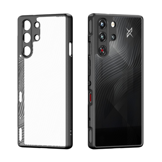 Puzdro DuxDucis pre ZTE nubia Red Magic 10 Pro / 10 Pro+ 5G, Aimo case, transparentné / čierne