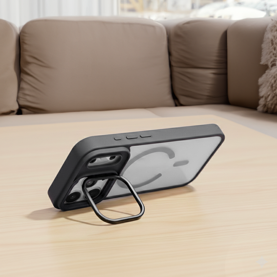 Puzdro s podstavcom a odnímateľnou šnúrkou, pre MagSafe pre iPhone 17 Pro