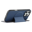 Puzdro X-LEVEL pre iPhone 16 Pro, Magnetic Card Holder, modré