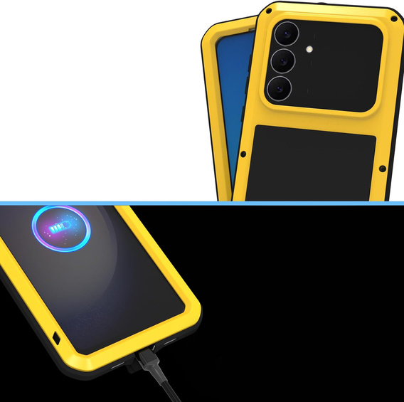 Puzdro s tvrdeným sklom pre Samsung Galaxy S25 FE