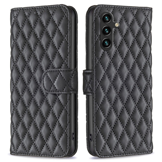 Klapkové puzdro pre Samsung Galaxy A56, Wallet, BINFEN COLOR, čierne