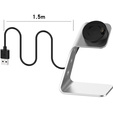 Hliníková USB dokovacia stanica pre Garmin Fenix 7/7S/7X/6/6X/6S, strieborná